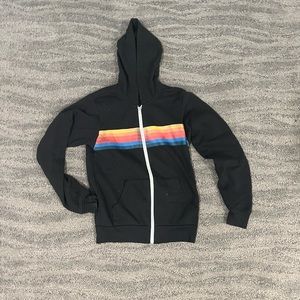 Rainbow Zip Up